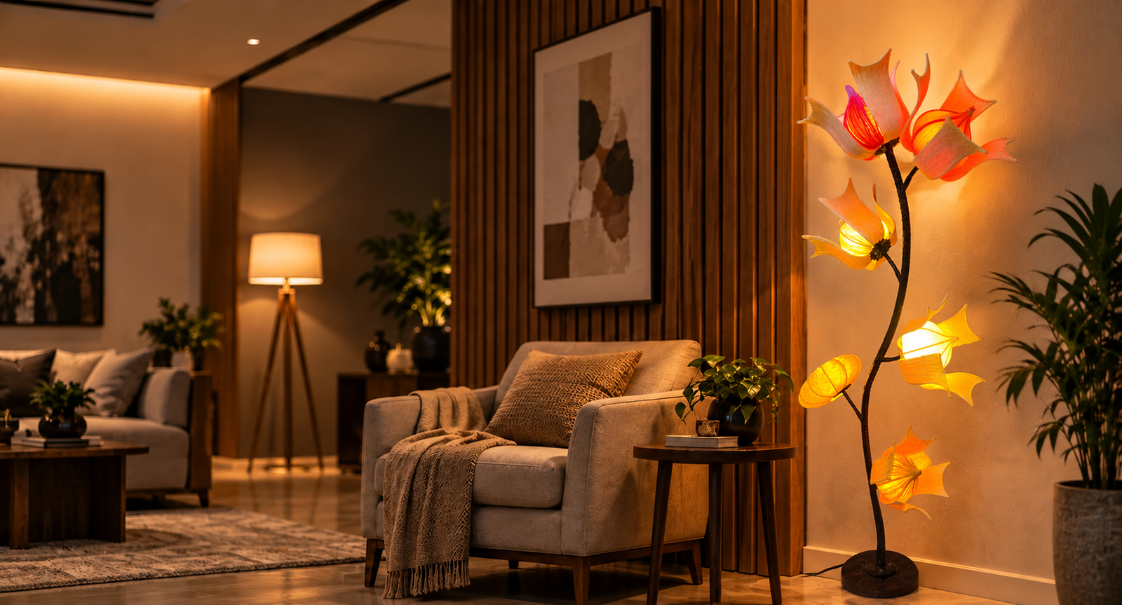 Shimmer Bright Floor Lamps