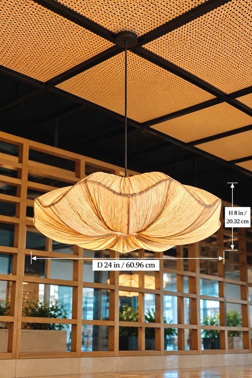 Shimmer Bright – Golden Bloom Sculptural Pendant Lamp - Image 4