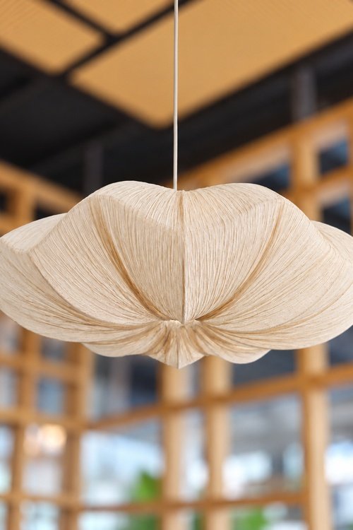 Shimmer Bright – Golden Bloom Sculptural Pendant Lamp - Image 2
